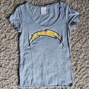 Ladies PINK San Diego Chargers Top